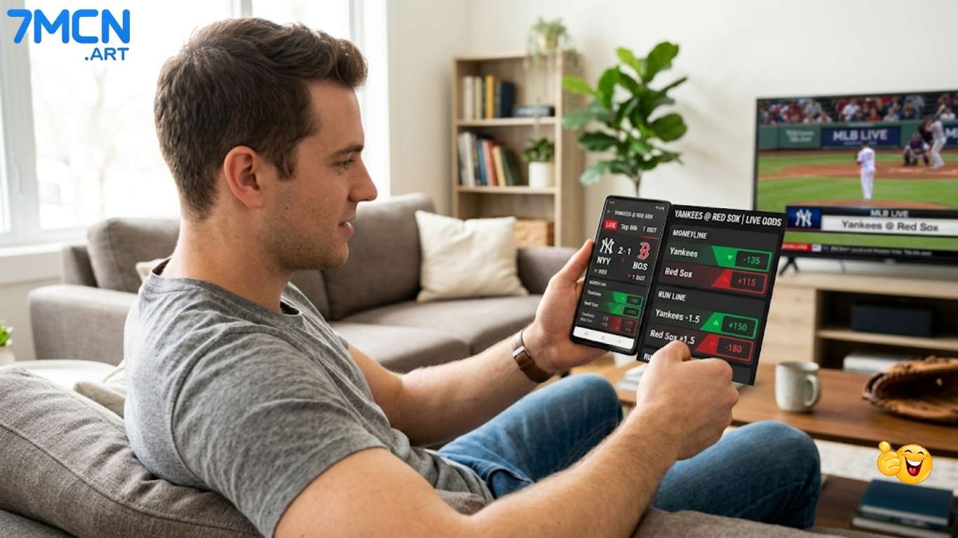 Bảng tỷ lệ kèo bóng chày trực tiếp biến động trên app 7MCN Mobile