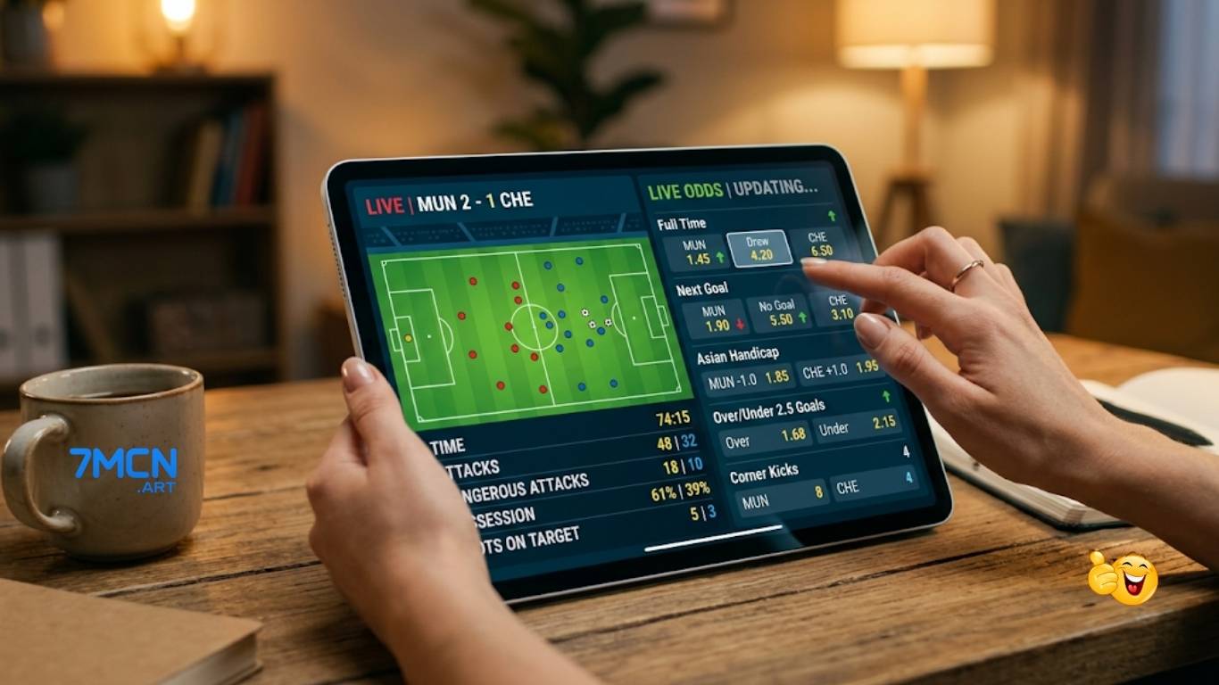 Kết hợp 7M Livescore và bảng tỷ lệ kèo để đánh rung hiệu quả