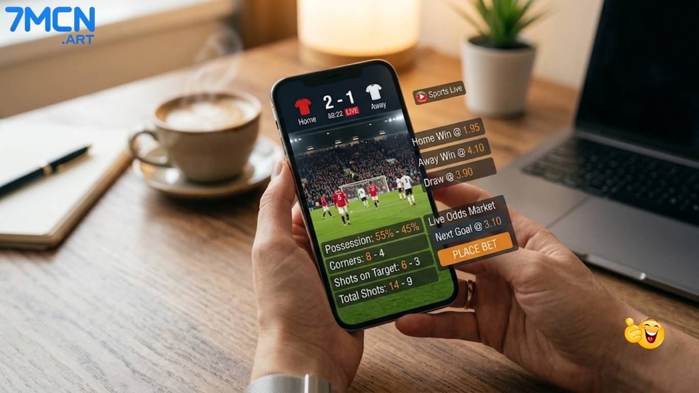 Tích hợp thông số trận đấu để soi kèo Tài Xỉu trên app 7M